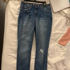 High Rise skinny jeans